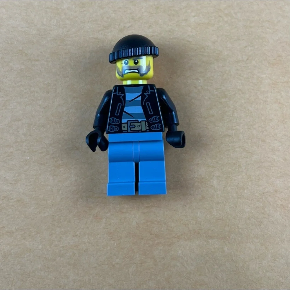 LEGO City Police Prisoner Minifigure Bandit Burglar Beanie 2”